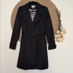 H&M Classic Black Trench Coat